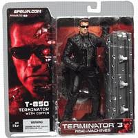 TERMINATOR 3: RISE OF THE MACHINES - T850 Terminator w/ Coffin - Click Image to Close